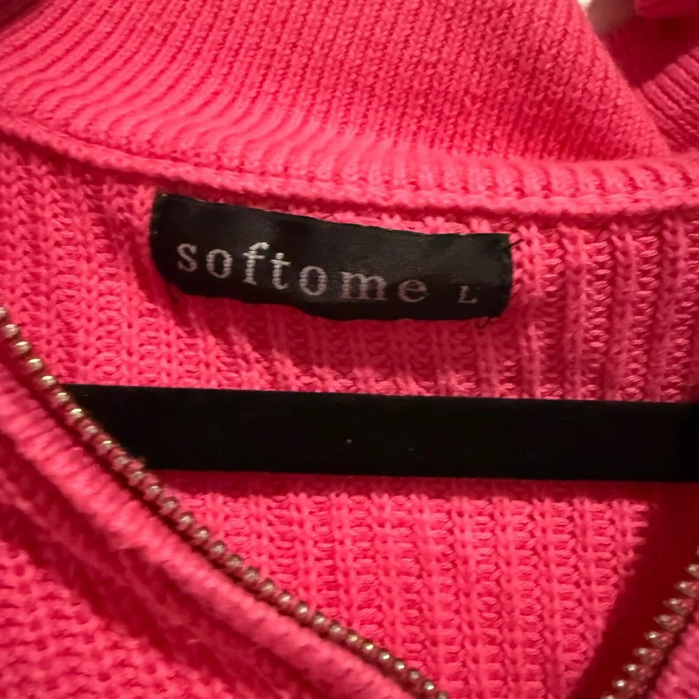 Softome Pink Knit Sweater - Picture 2 of 2